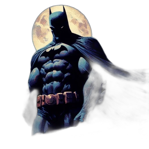 mask, comic book art, concept art, photorealistic transparent PNG cut-out