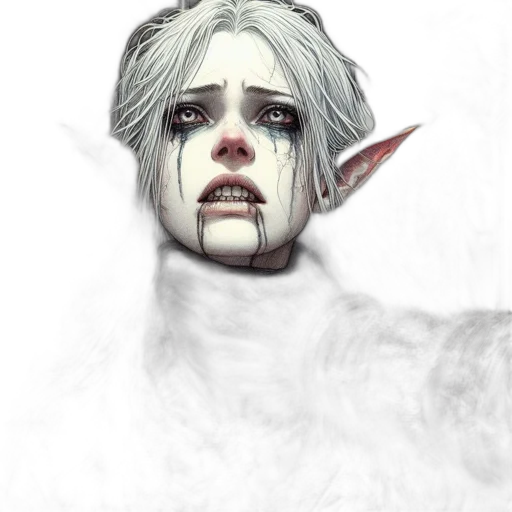 face, staff, mask, creature transparent PNG cut-out