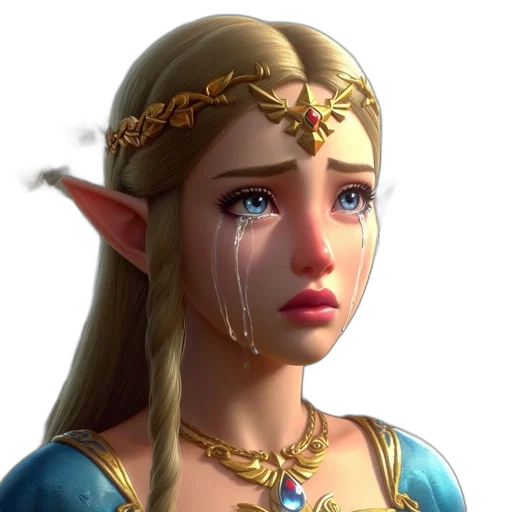 face, fantasy art, concept art, 3d render transparent PNG cut-out