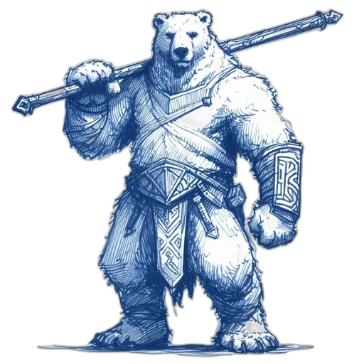 animal, staff, sword, creature transparent PNG cut-out