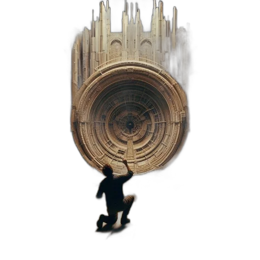 umbrella, staff, crown, weapon transparent PNG cut-out