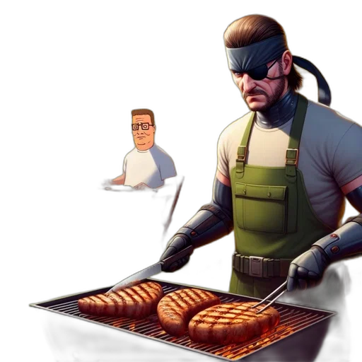 food, concept art, pixel art, cartoon transparent PNG cut-out