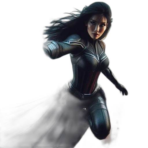 comic book art, concept art, fantasy art, photorealistic transparent PNG cut-out