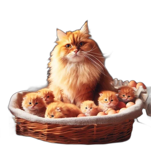 animal, food, crown, photorealistic transparent PNG cut-out