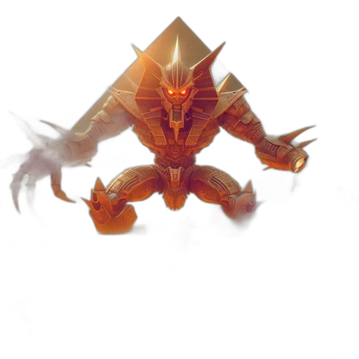 dragon, creature, robot, mask transparent PNG cut-out