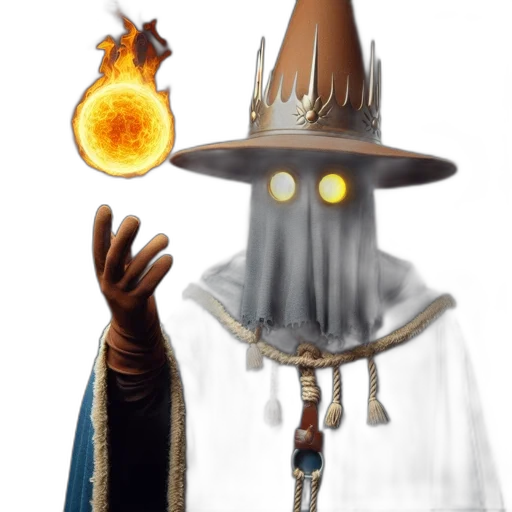 hat, staff, mask, crown transparent PNG cut-out