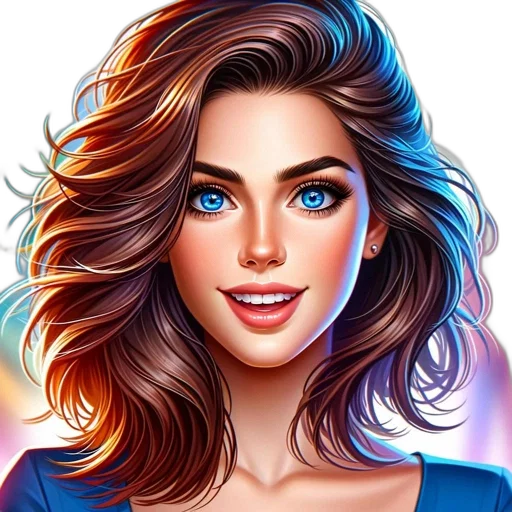face, hair, jewelry, cartoon transparent PNG cut-out
