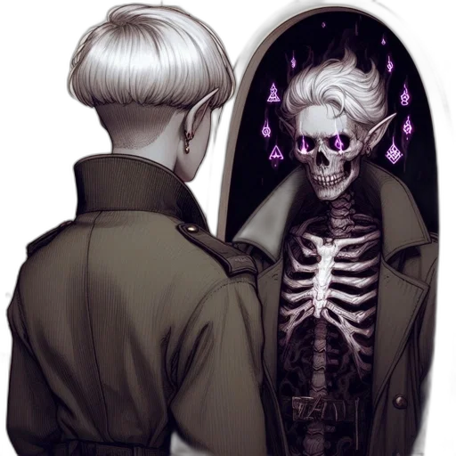 jacket, mask, creature, face transparent PNG cut-out