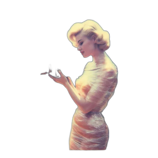 dress, jewelry, staff, face transparent PNG cut-out