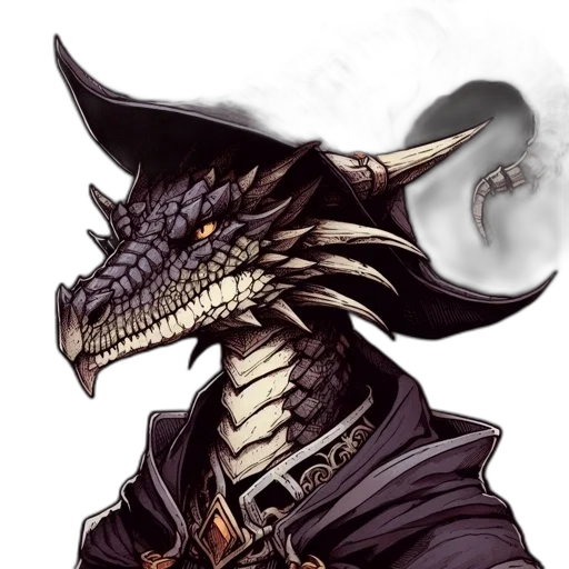 dragon, staff, mask, creature transparent PNG cut-out