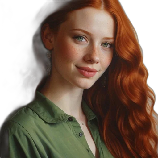 face, dress, jewelry, hair transparent PNG cut-out