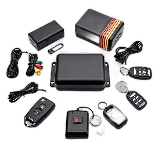 collection, car, alarm, system transparent PNG cut-out