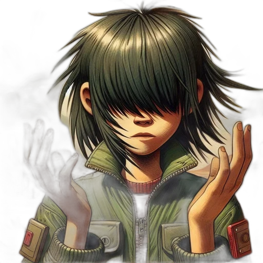 jacket, face, mask, weapon transparent PNG cut-out