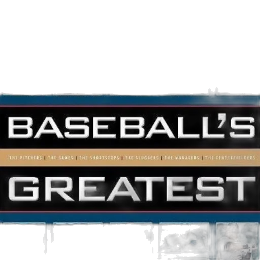 illustrated, baseball, greatest, featuring transparent PNG cut-out