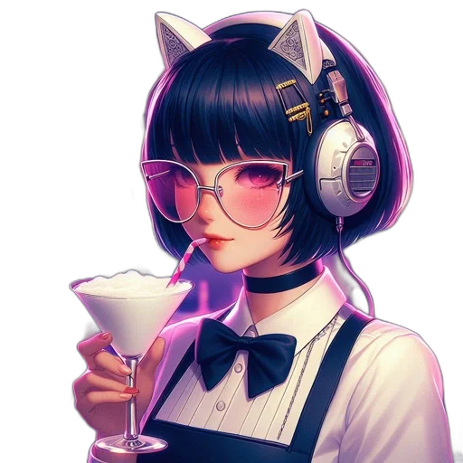 staff, robot, face, hat transparent PNG cut-out