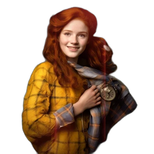 jacket, face, hair, dress transparent PNG cut-out