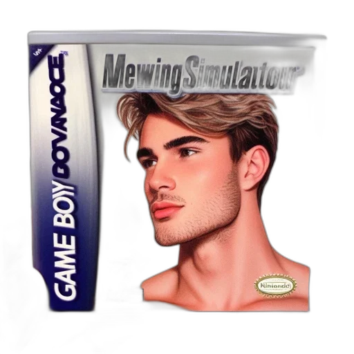 face, photorealistic, vaporwave, 3d render transparent PNG cut-out
