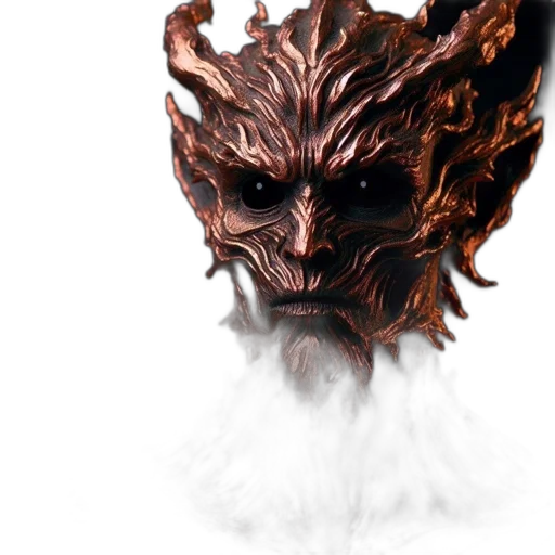 mask, dragon, creature, face transparent PNG cut-out