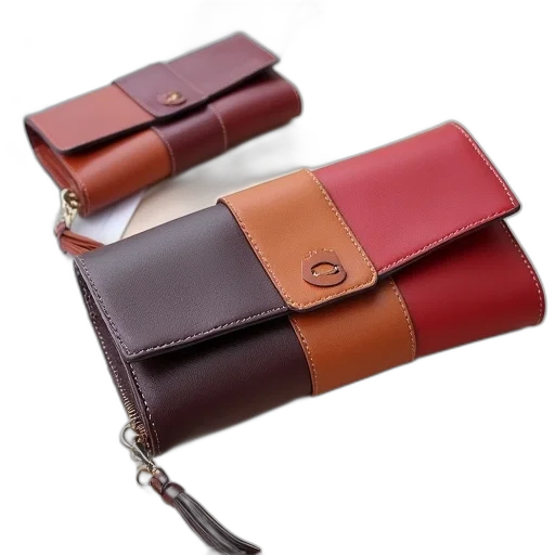 four, different, colors, clutch transparent PNG cut-out