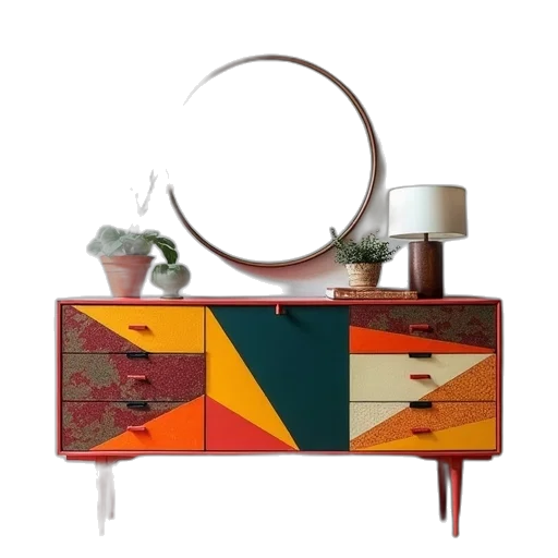 furniture, jewelry, earth tones, colorful transparent PNG cut-out