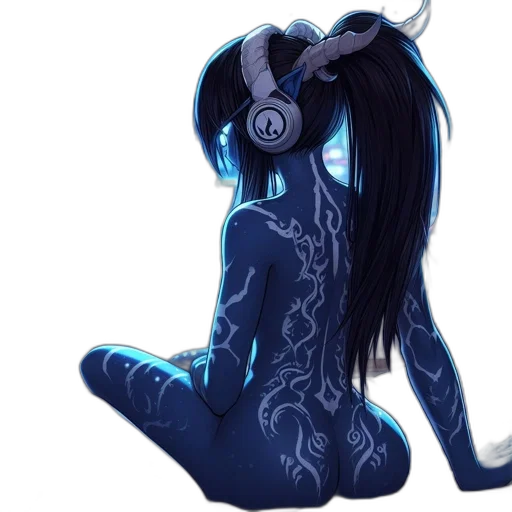 dress, mask, robot, cyberpunk transparent PNG cut-out