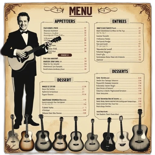food, menu, vintage, design transparent PNG cut-out