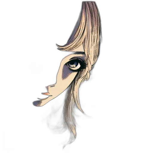 mask, face, hair, staff transparent PNG cut-out