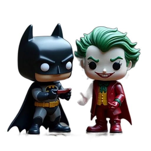comic book art, concept art, 3d render, two transparent PNG cut-out