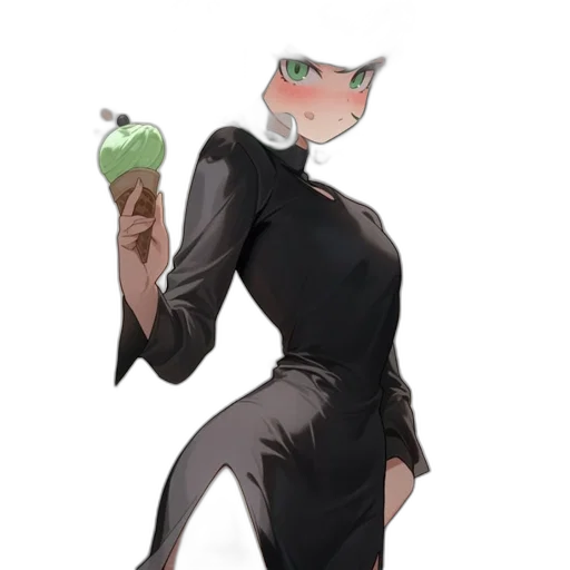 staff, creature, hat, dress transparent PNG cut-out