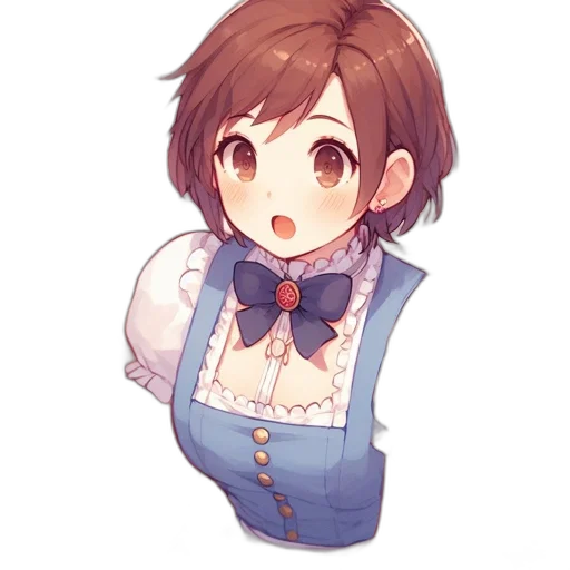 staff, face, jacket, dress transparent PNG cut-out
