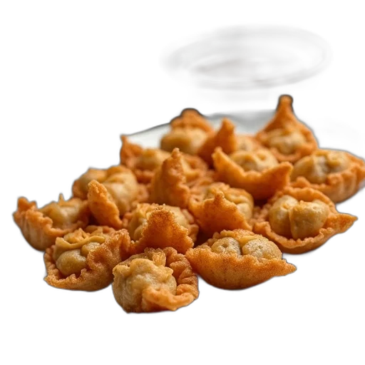 food, crown, dragon, 3d render transparent PNG cut-out