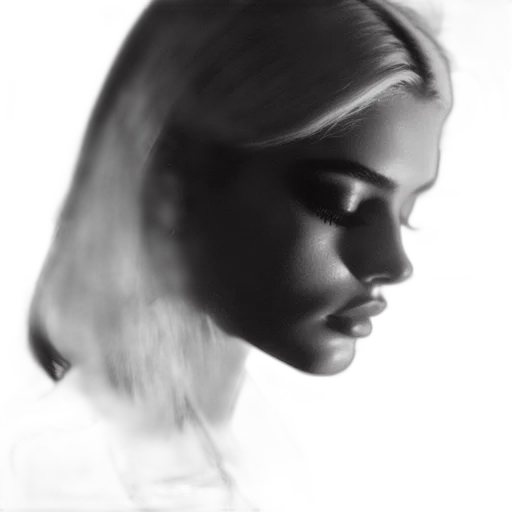 face, crown, hair, jewelry transparent PNG cut-out