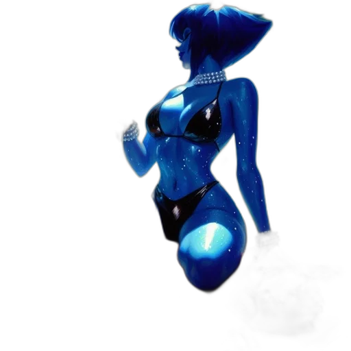 robot, dress, jewelry, staff transparent PNG cut-out
