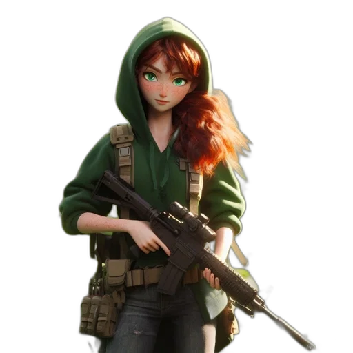 weapon, jacket, staff, concept art transparent PNG cut-out