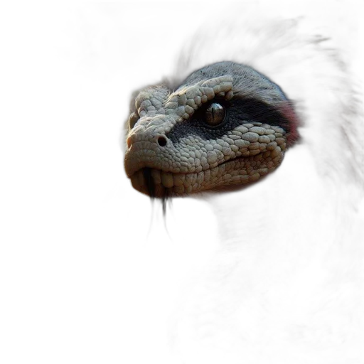 dragon, creature, animal, face transparent PNG cut-out