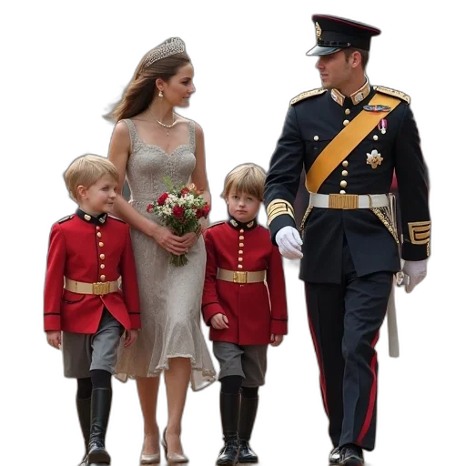 crown, dress, hat, red transparent PNG cut-out