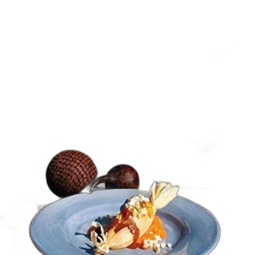 food, photorealistic, 3d render, earth tones transparent PNG cut-out