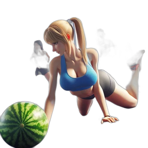 3d render, photorealistic, concept art, pixel art transparent PNG cut-out