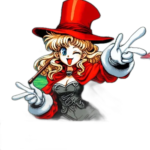 hat, staff, cartoon, comic book art transparent PNG cut-out