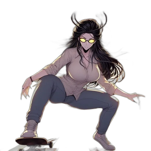 concept art, comic book art, fantasy art, anime transparent PNG cut-out