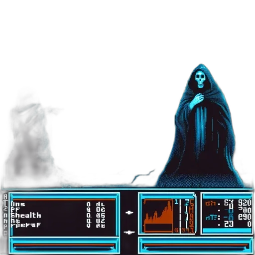 creature, staff, cyberpunk, concept art transparent PNG cut-out
