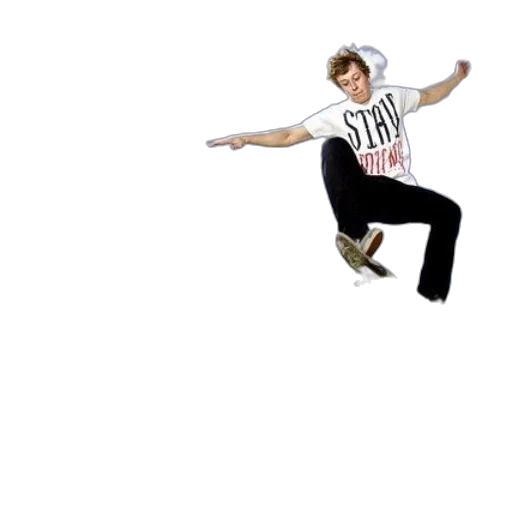 shoes, pixel art, skateboarder, mid-air transparent PNG cut-out