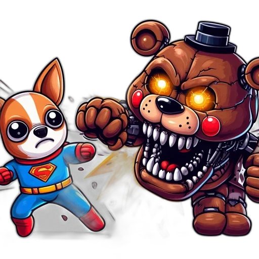 comic book art, concept art, pixel art, cartoon transparent PNG cut-out