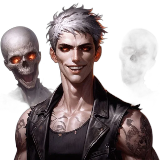 face, concept art, fantasy art, comic book art transparent PNG cut-out
