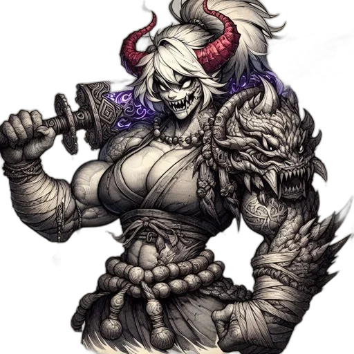 weapon, staff, dragon, concept art transparent PNG cut-out