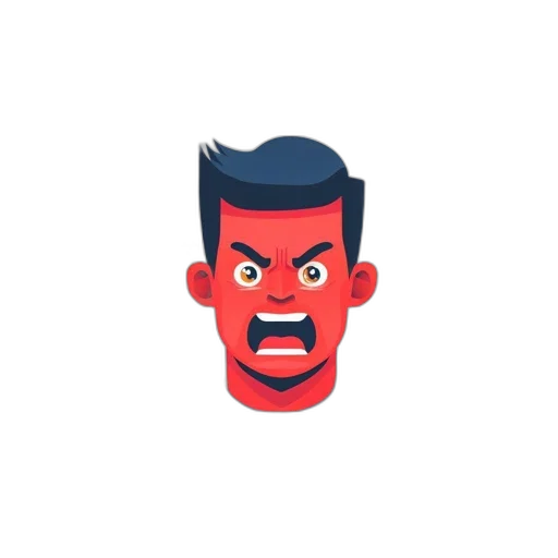 face, cartoon, pixel art, 3d render transparent PNG cut-out