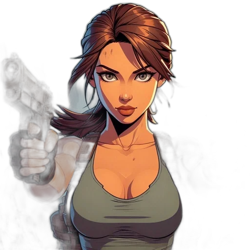 weapon, comic book art, concept art, cartoon transparent PNG cut-out