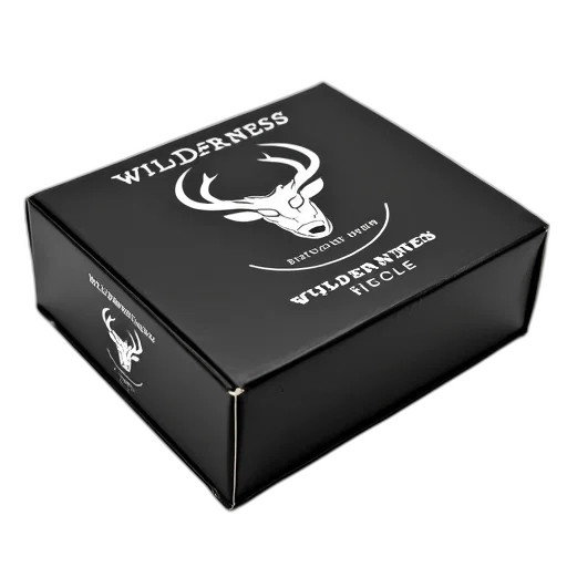 black, box, logo, reads transparent PNG cut-out