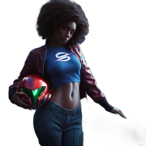jacket, robot, concept art, comic book art transparent PNG cut-out