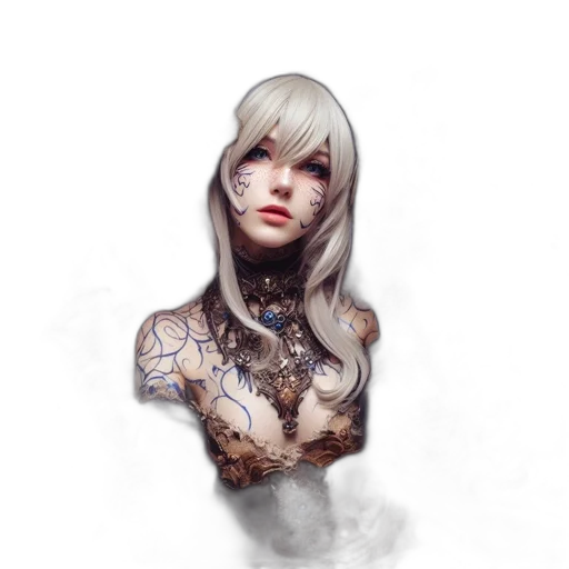face, mask, dress, robot transparent PNG cut-out
